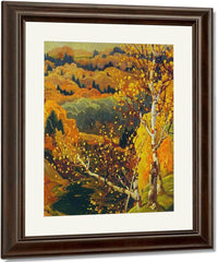 October Gold By Frank Carmichael Fine Art Print