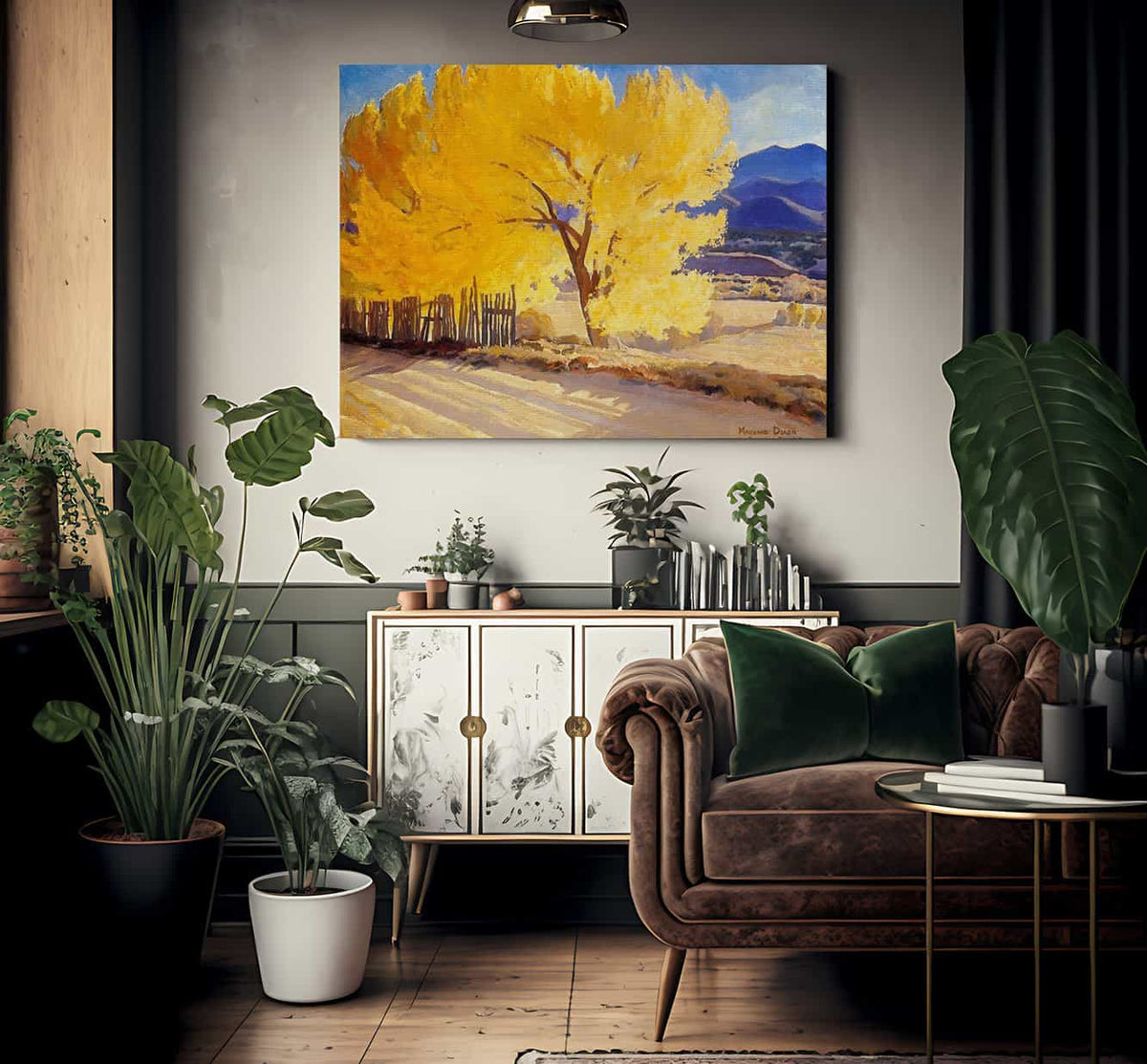 October Gold By Maynard Dixon Fine Art Print