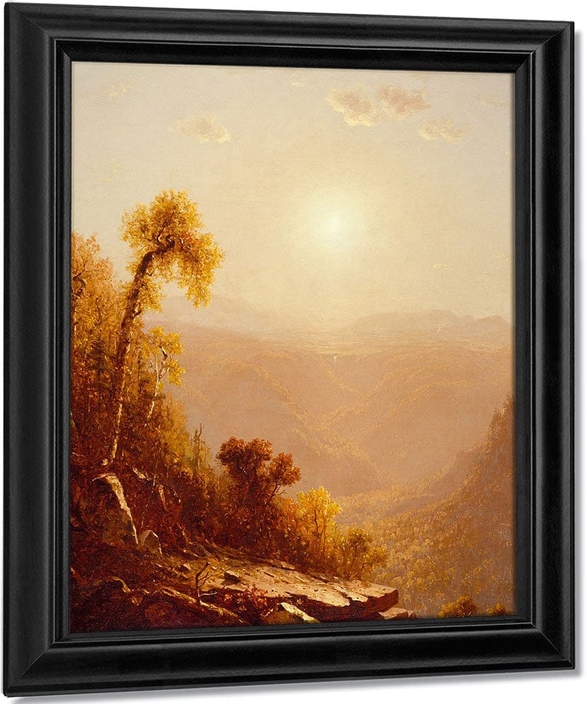October In The Catskills By Sanford Robinson Gifford Fine Art Print