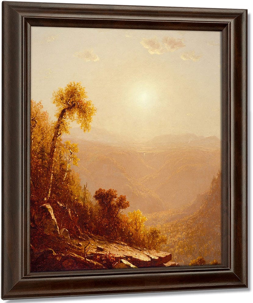 October In The Catskills By Sanford Robinson Gifford Fine Art Print