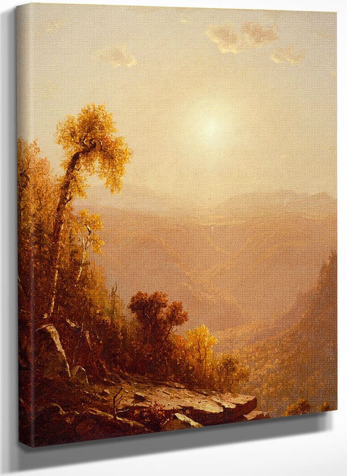 October In The Catskills By Sanford Robinson Gifford Fine Art Print