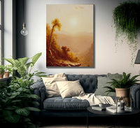 October In The Catskills By Sanford Robinson Gifford Fine Art Print