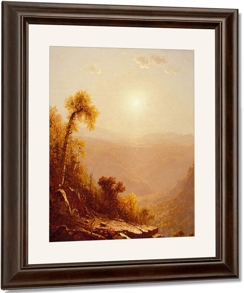 October In The Catskills By Sanford Robinson Gifford Fine Art Print