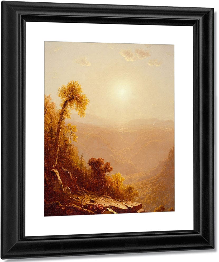 October In The Catskills By Sanford Robinson Gifford Fine Art Print