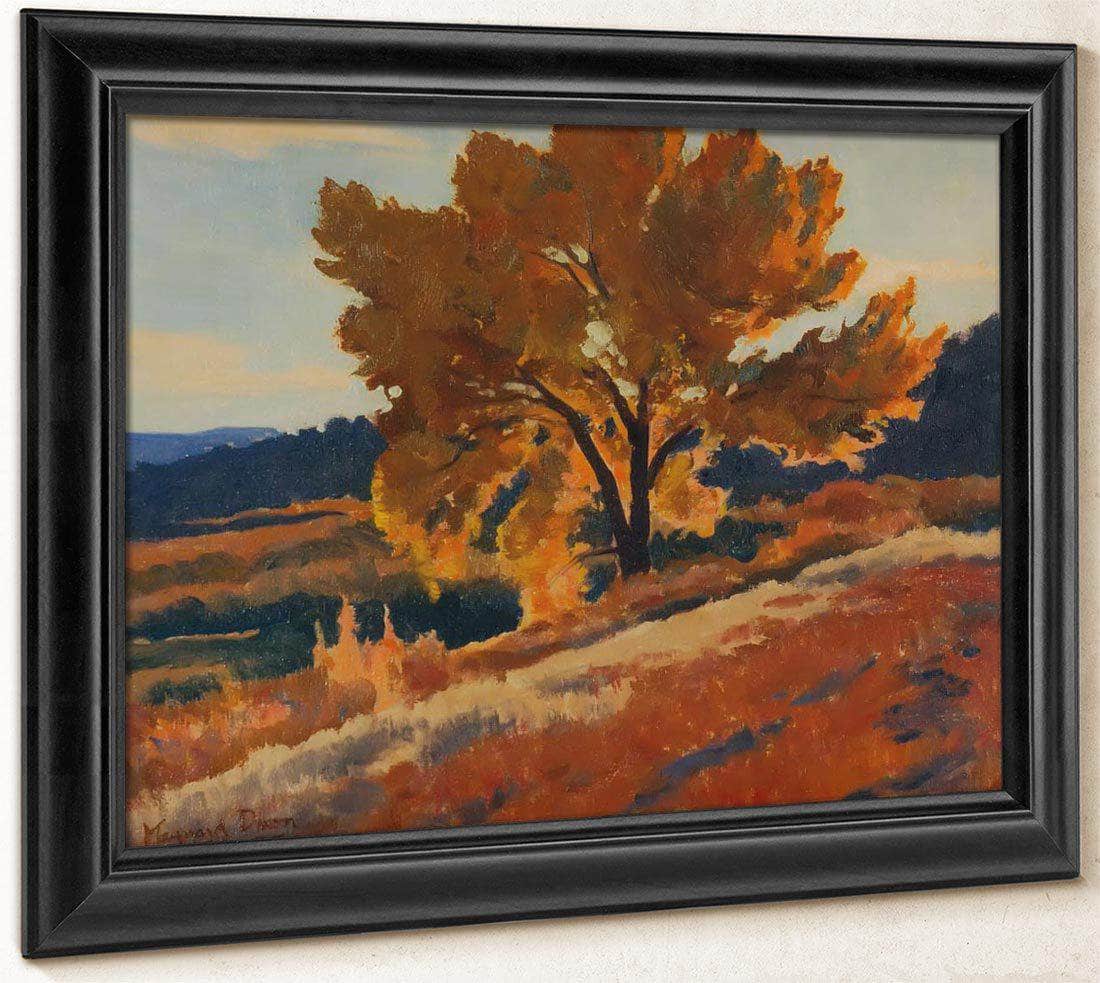 October Leafage By Maynard Dixon Fine Art Print