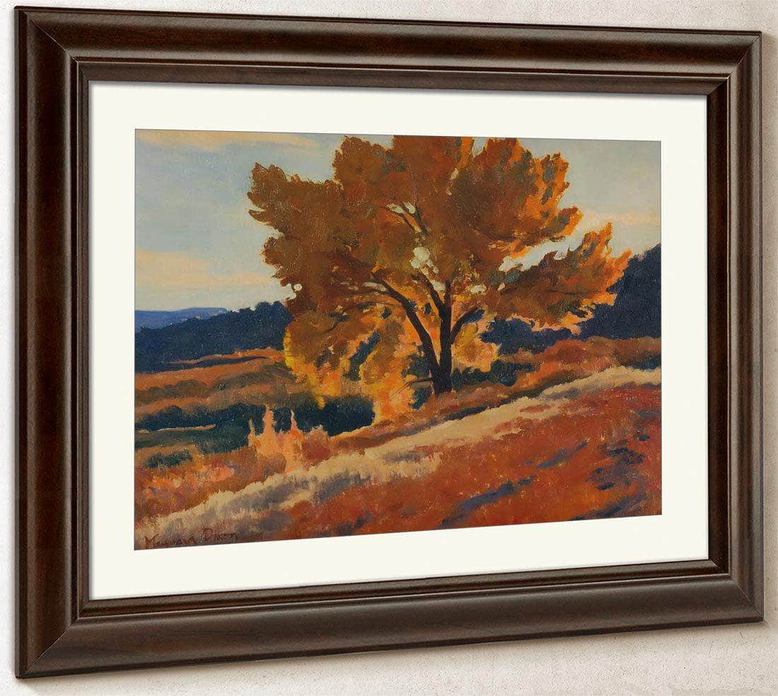 October Leafage By Maynard Dixon Fine Art Print