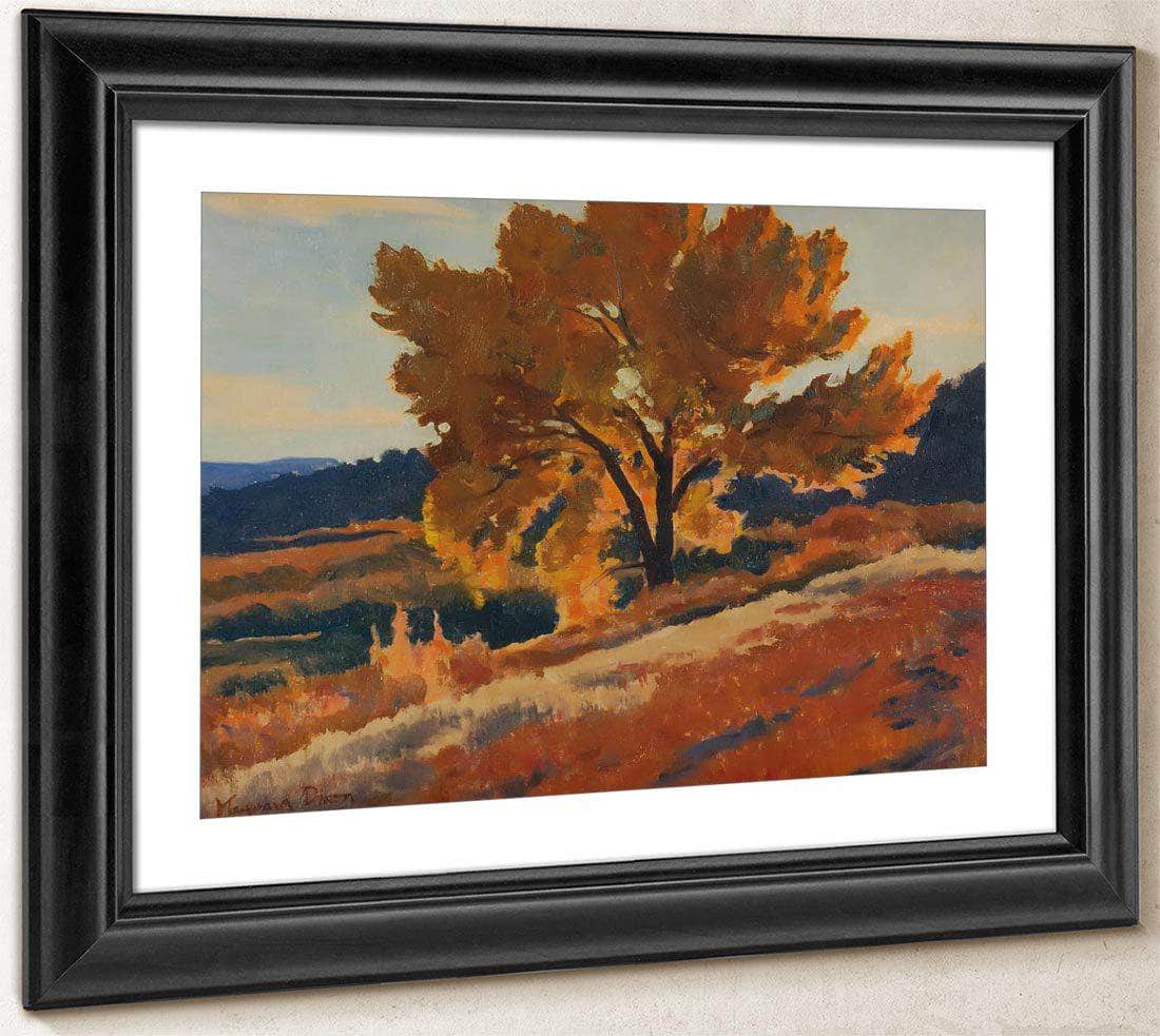 October Leafage By Maynard Dixon Fine Art Print