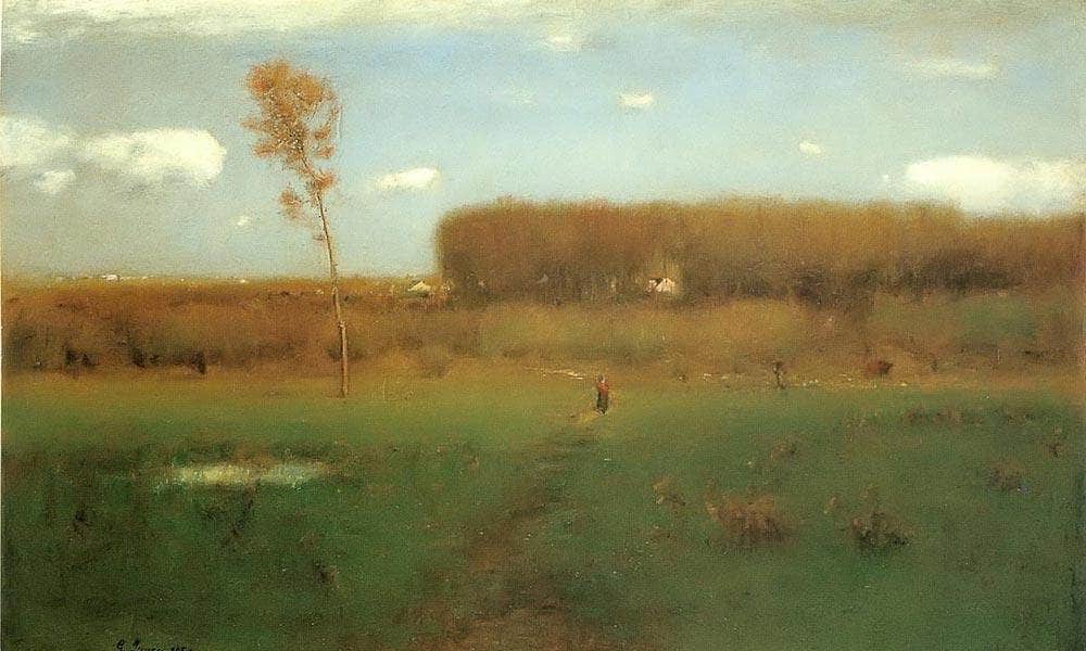 October Noon By George Inness Fine Art Print