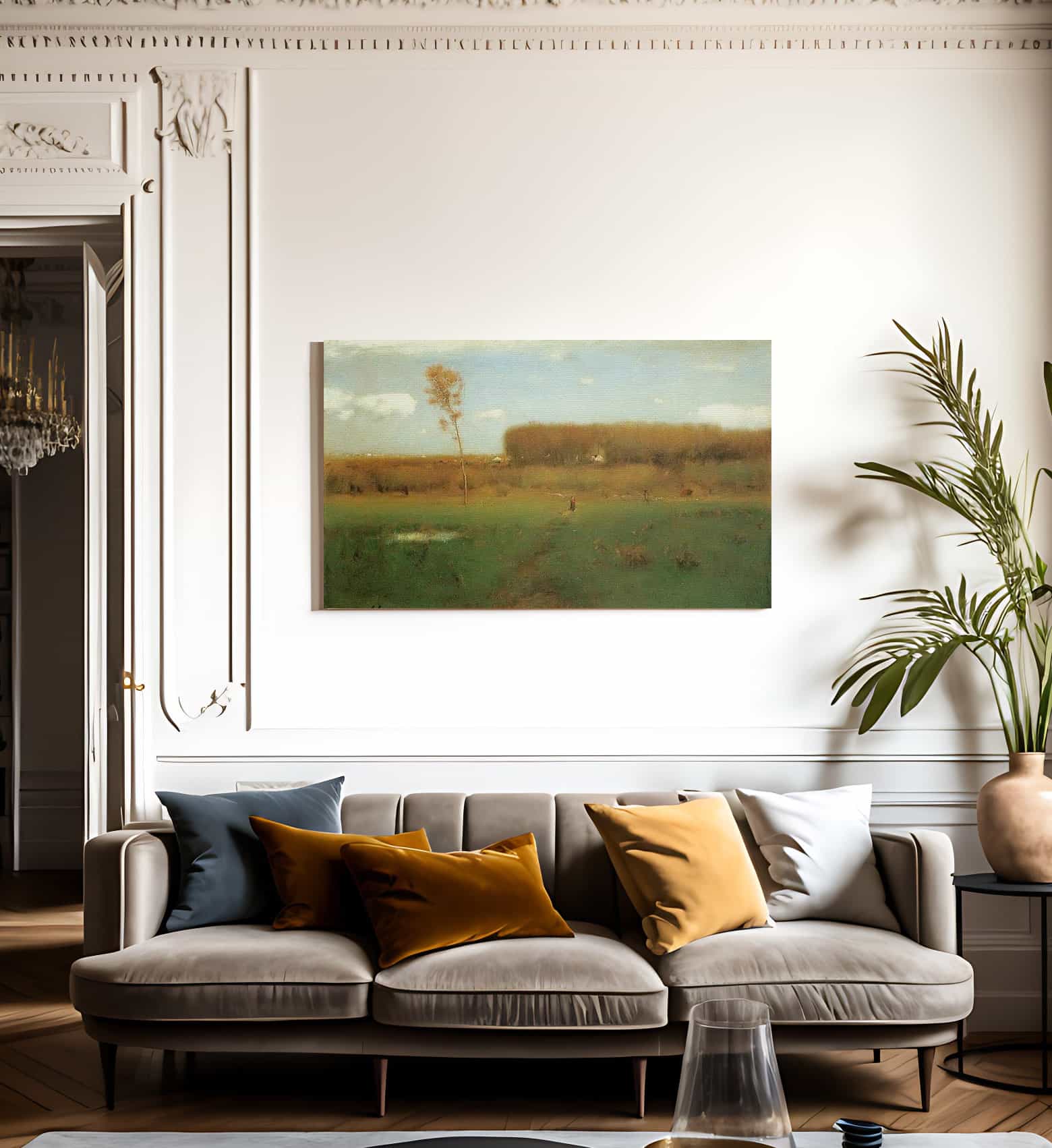 October Noon By George Inness Fine Art Print