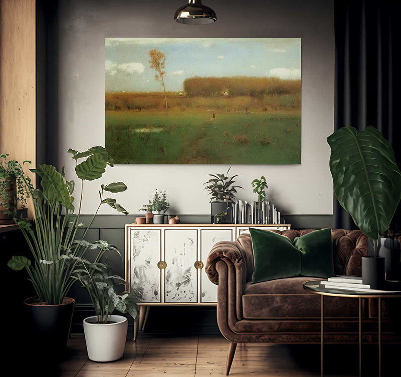 October Noon By George Inness Fine Art Print