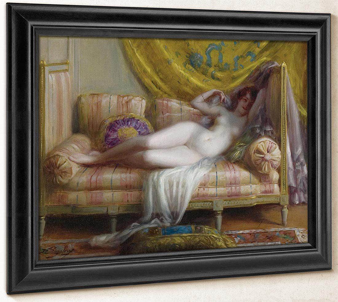 Odalisque By Enjolras Delphin Fine Art Print