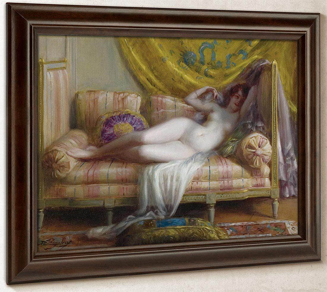 Odalisque By Enjolras Delphin Fine Art Print
