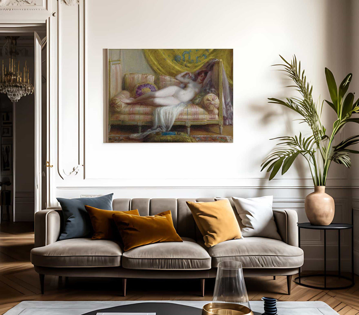 Odalisque By Enjolras Delphin Fine Art Print