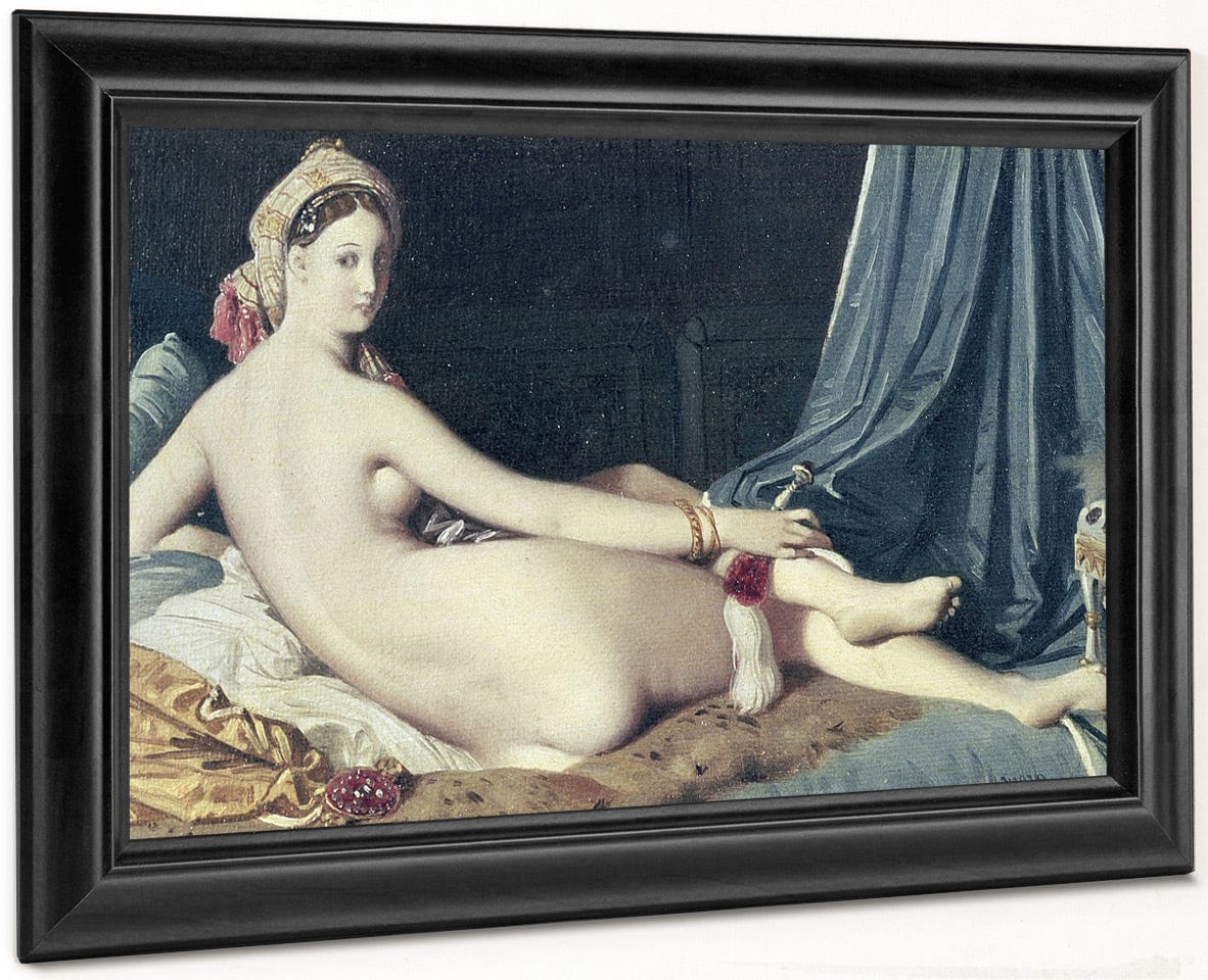 Odalisque By Jean Auguste Dominique Ingres Fine Art Print
