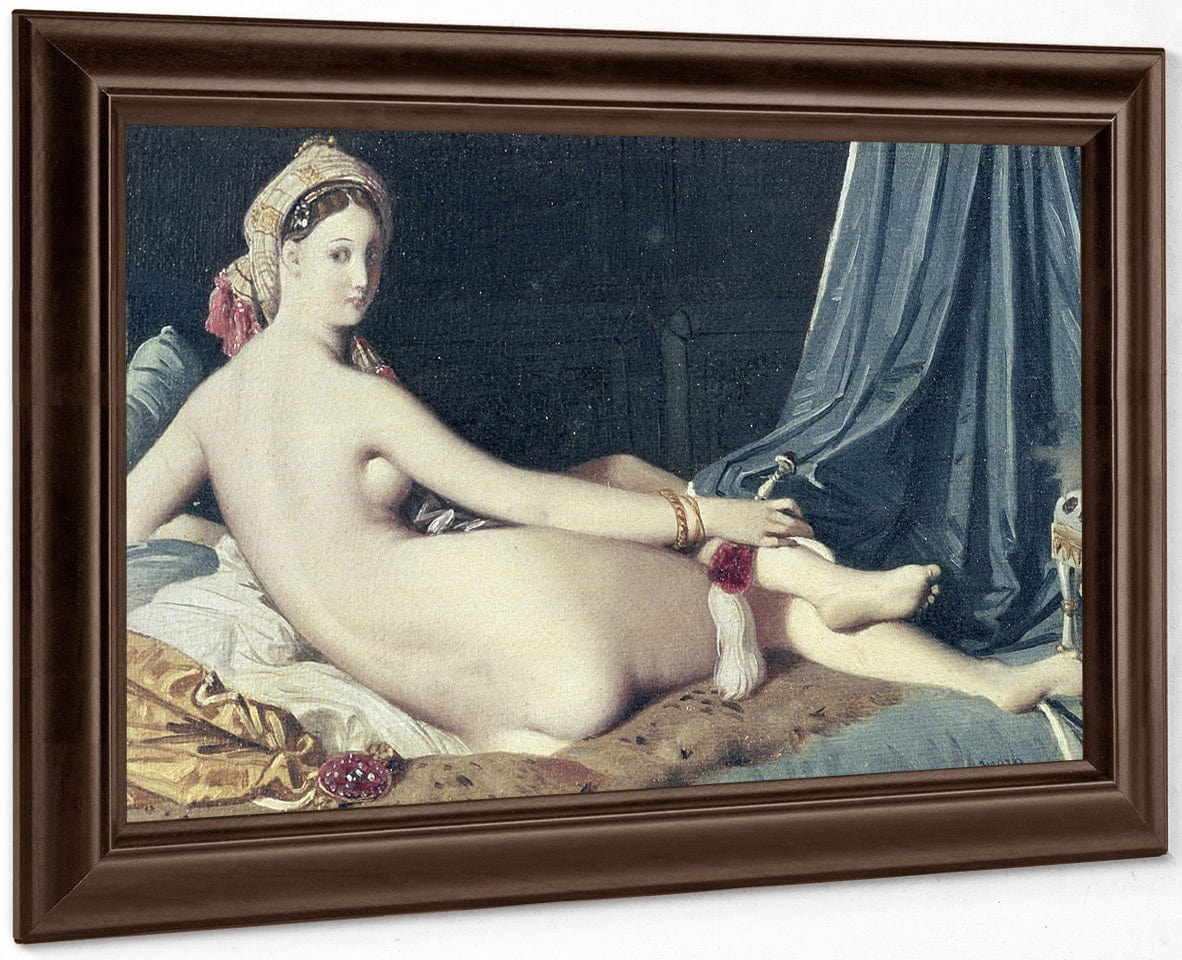 Odalisque By Jean Auguste Dominique Ingres Fine Art Print