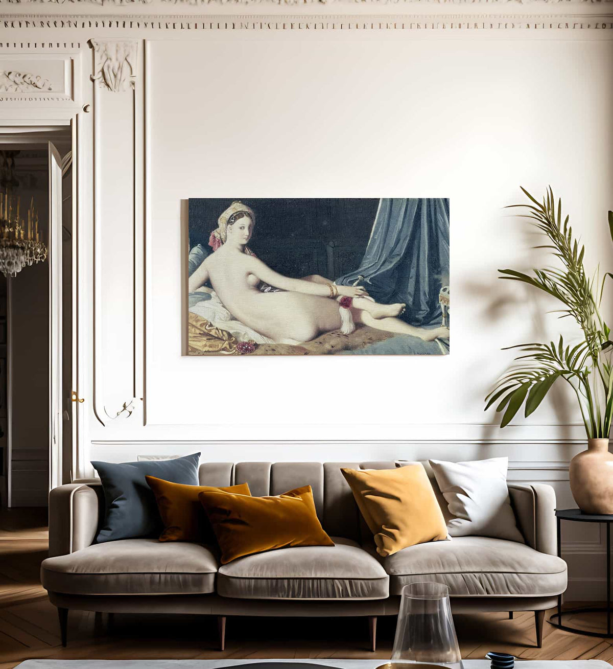 Odalisque By Jean Auguste Dominique Ingres Fine Art Print