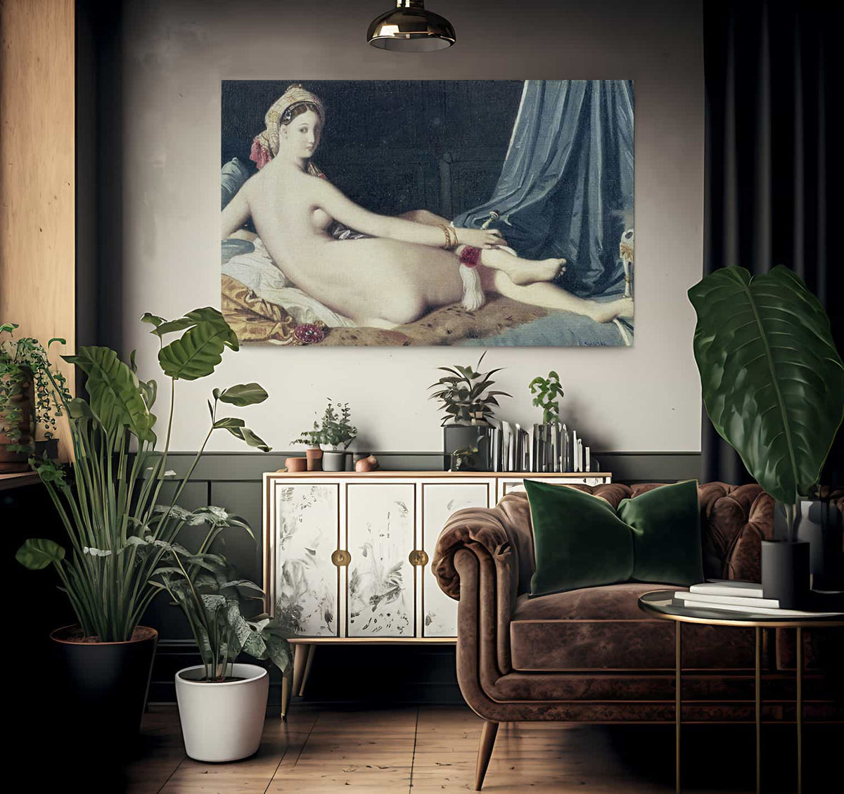 Odalisque By Jean Auguste Dominique Ingres Fine Art Print