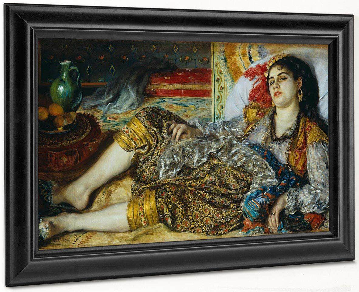 Odalisque By Pierre August Renoir Fine Art Print