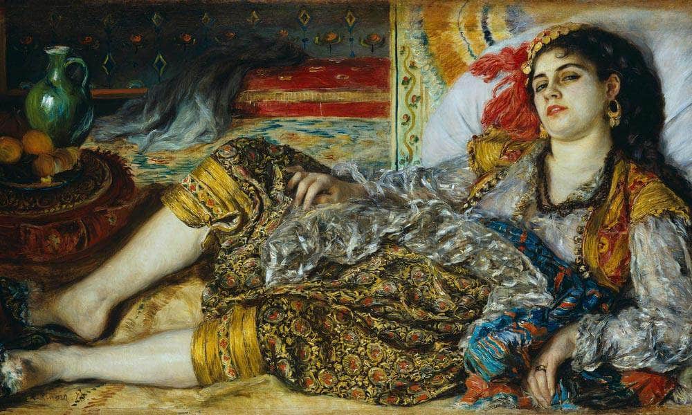 Odalisque By Pierre August Renoir Fine Art Print