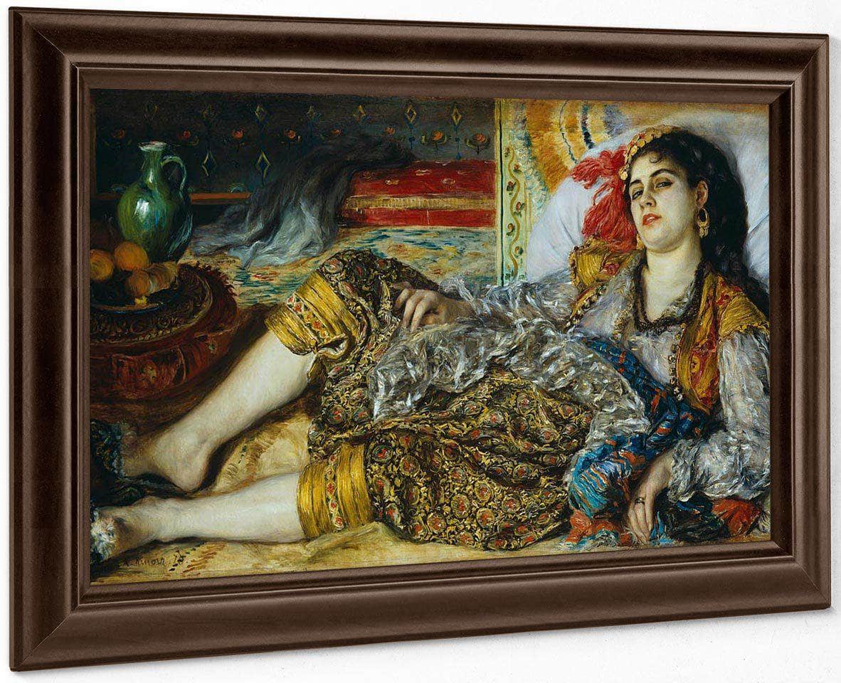 Odalisque By Pierre August Renoir Fine Art Print