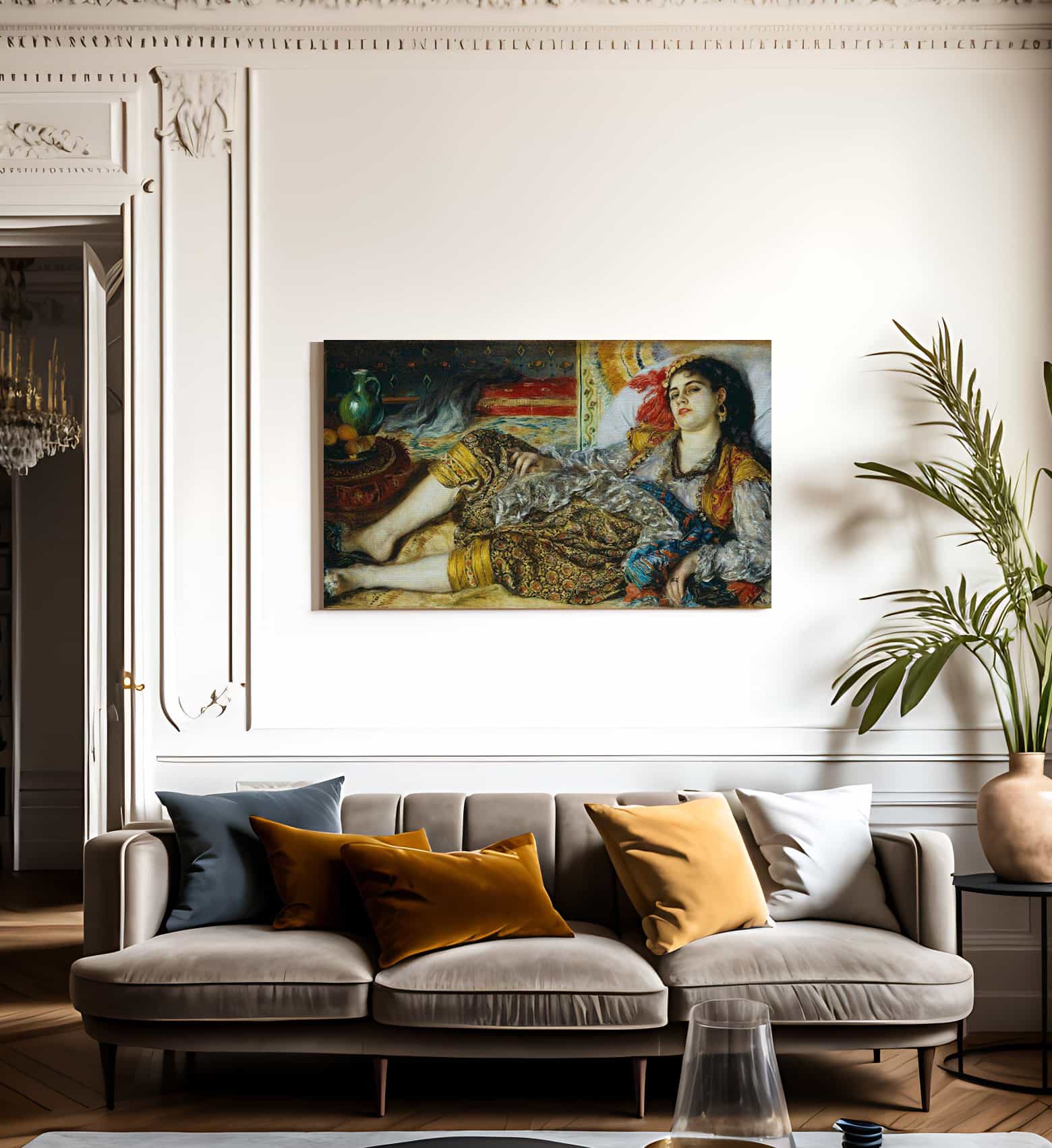 Odalisque By Pierre August Renoir Fine Art Print