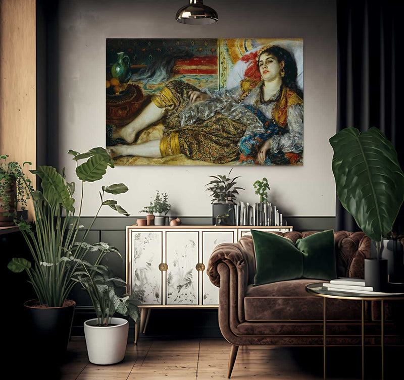Odalisque By Pierre August Renoir Fine Art Print