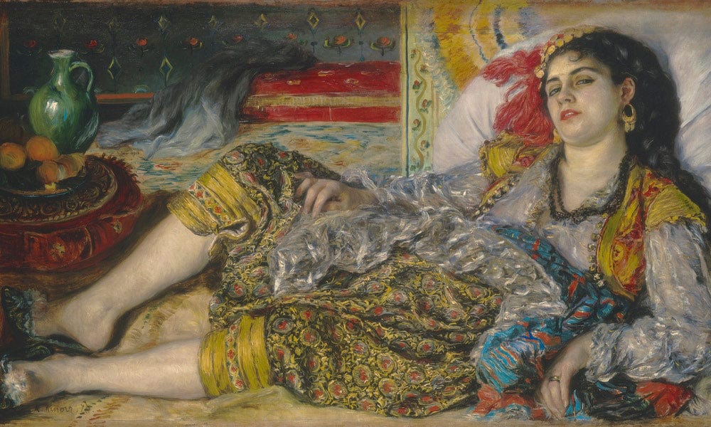 Odalisque By Pierre Auguste Renoir Fine Art Print