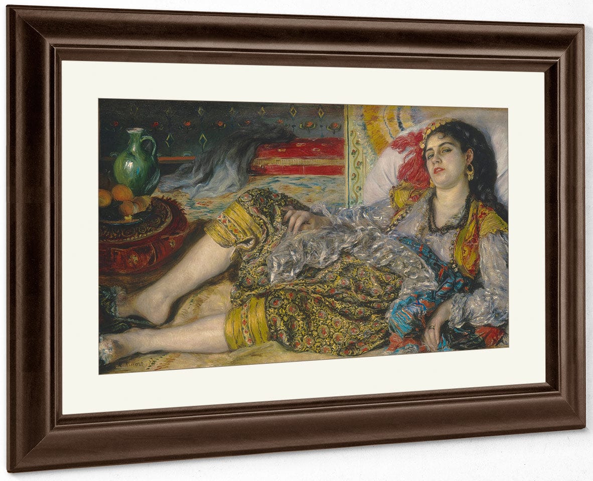 Odalisque By Pierre Auguste Renoir Fine Art Print