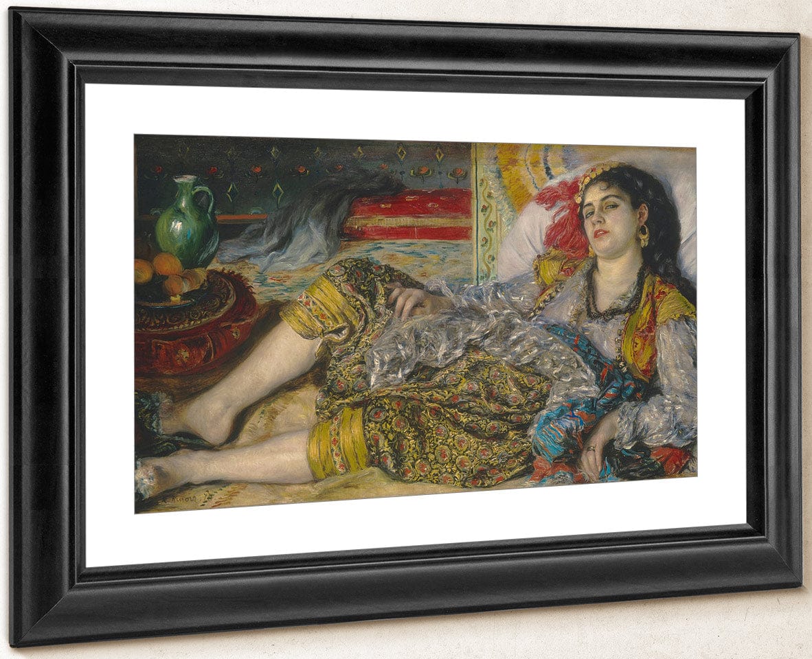 Odalisque By Pierre Auguste Renoir Fine Art Print
