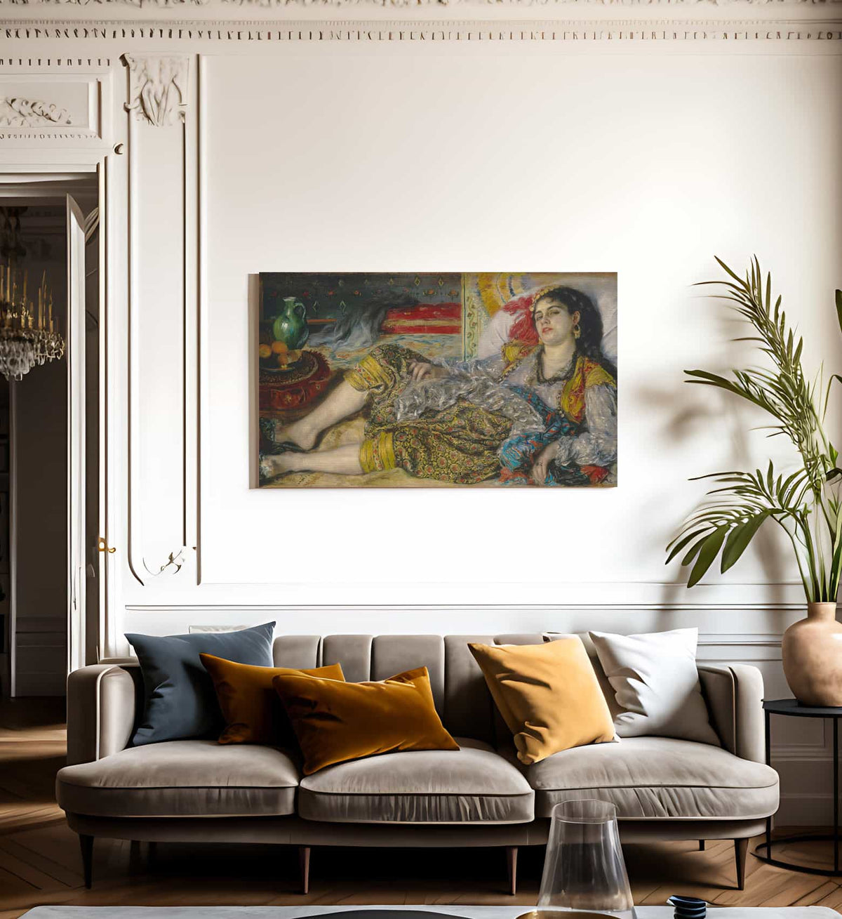 Odalisque By Pierre Auguste Renoir Fine Art Print