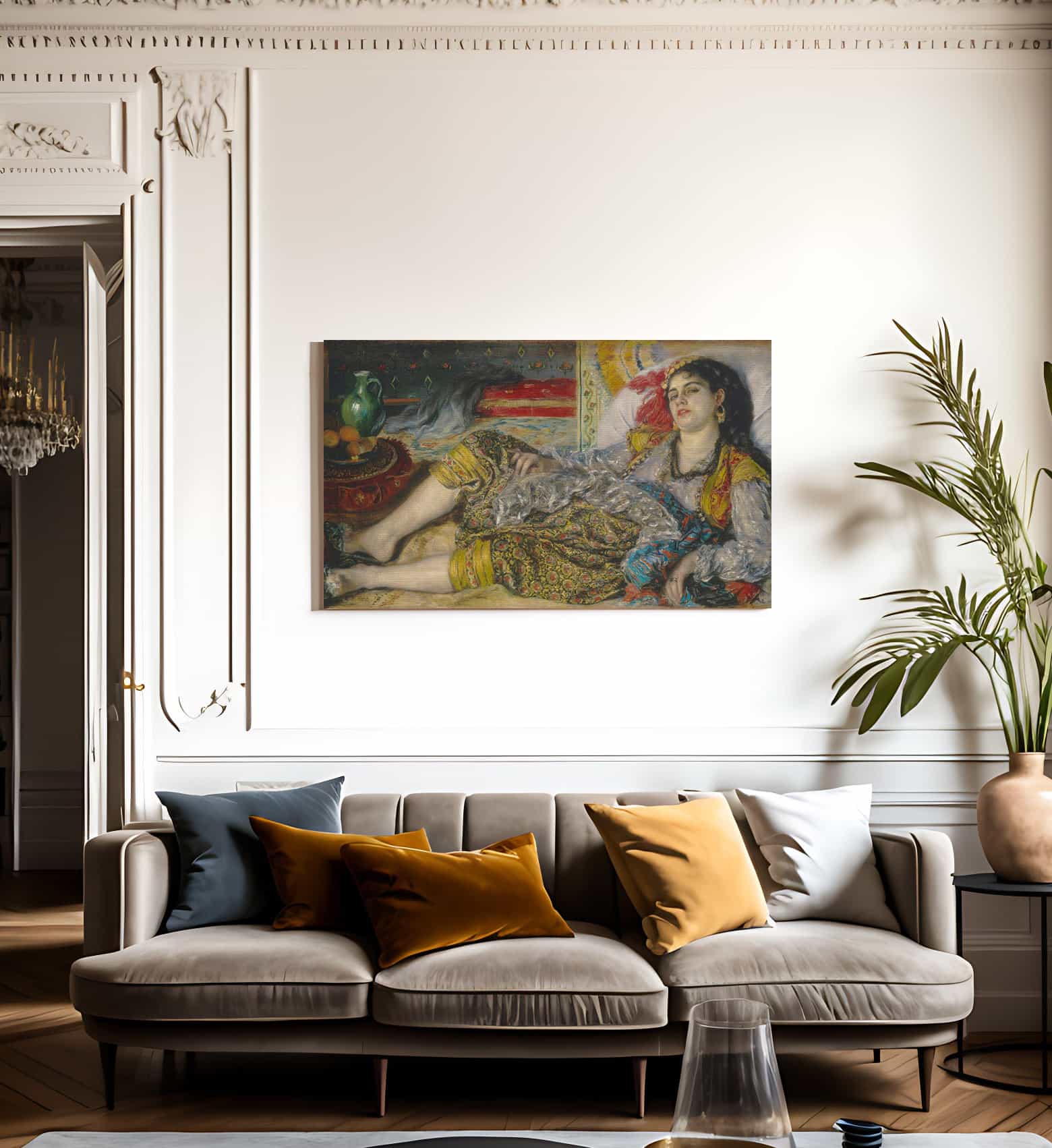 Odalisque By Pierre Auguste Renoir Fine Art Print