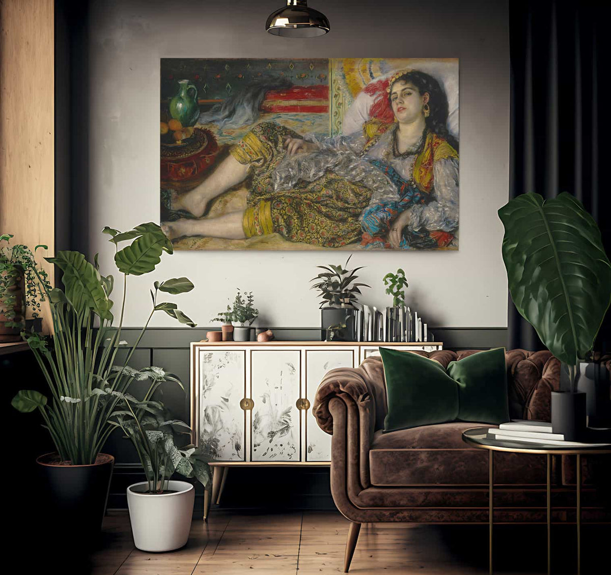 Odalisque By Pierre Auguste Renoir Fine Art Print