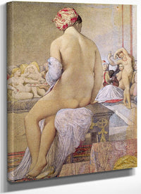 Odalisque Or The Small Bather By Jean Auguste Dominique Ingres Fine Art Print