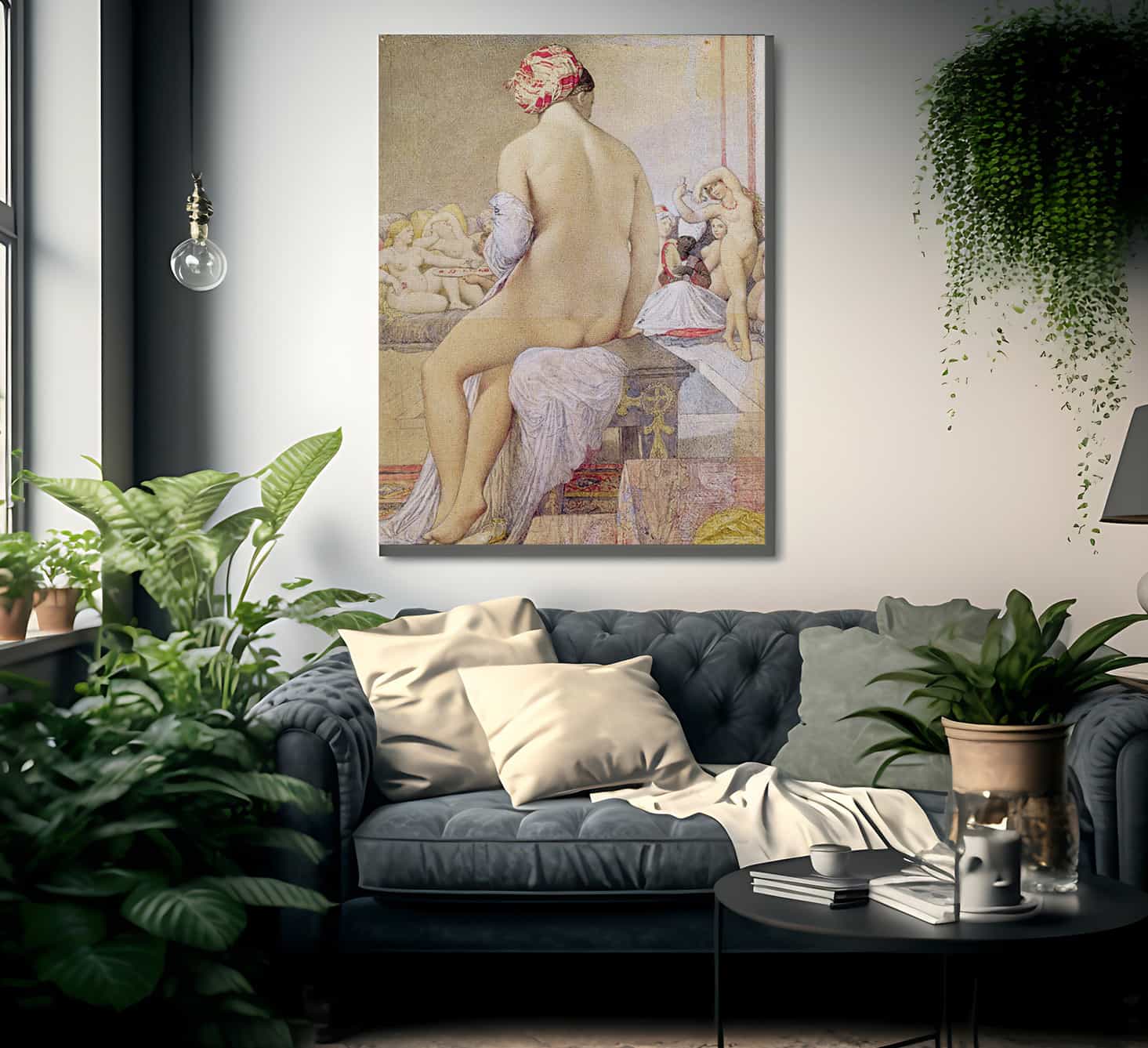 Odalisque Or The Small Bather By Jean Auguste Dominique Ingres Fine Art Print