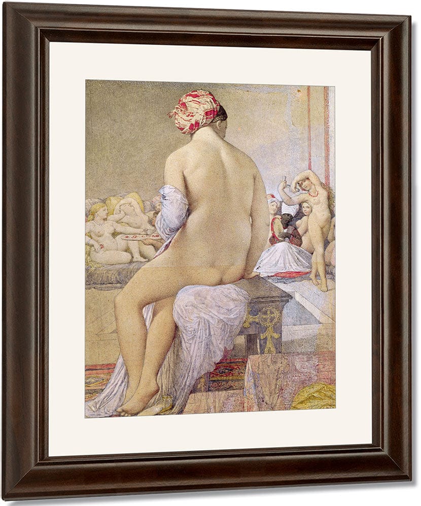 Odalisque Or The Small Bather By Jean Auguste Dominique Ingres Fine Art Print