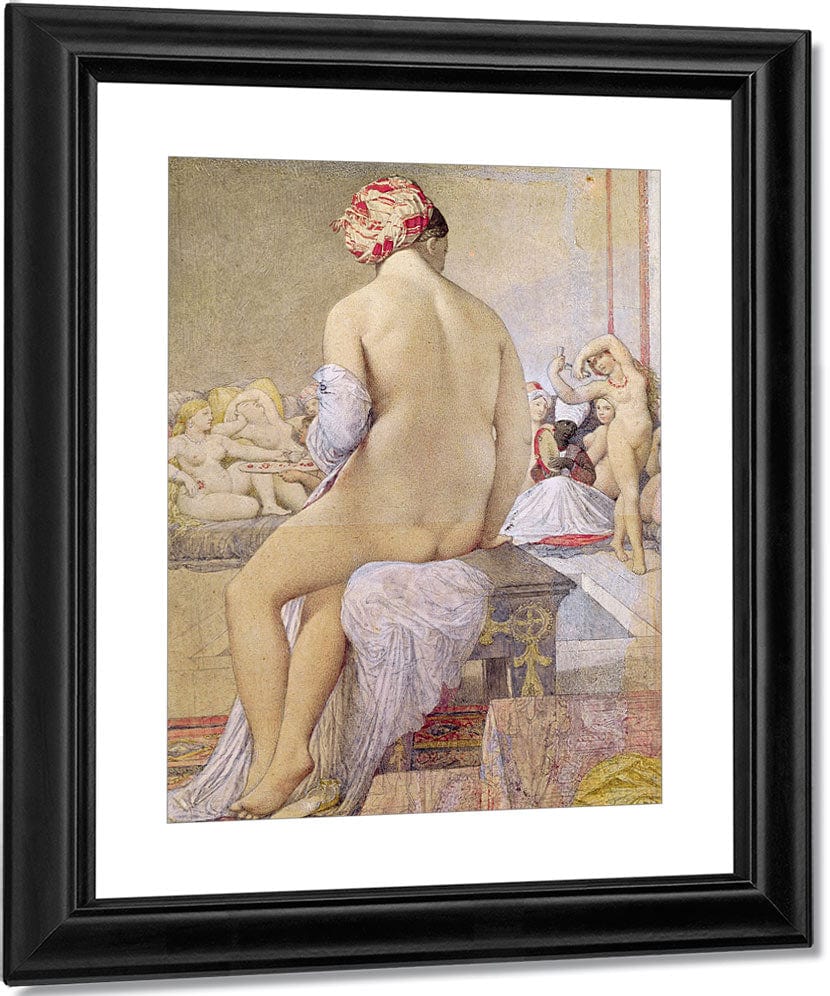 Odalisque Or The Small Bather By Jean Auguste Dominique Ingres Fine Art Print
