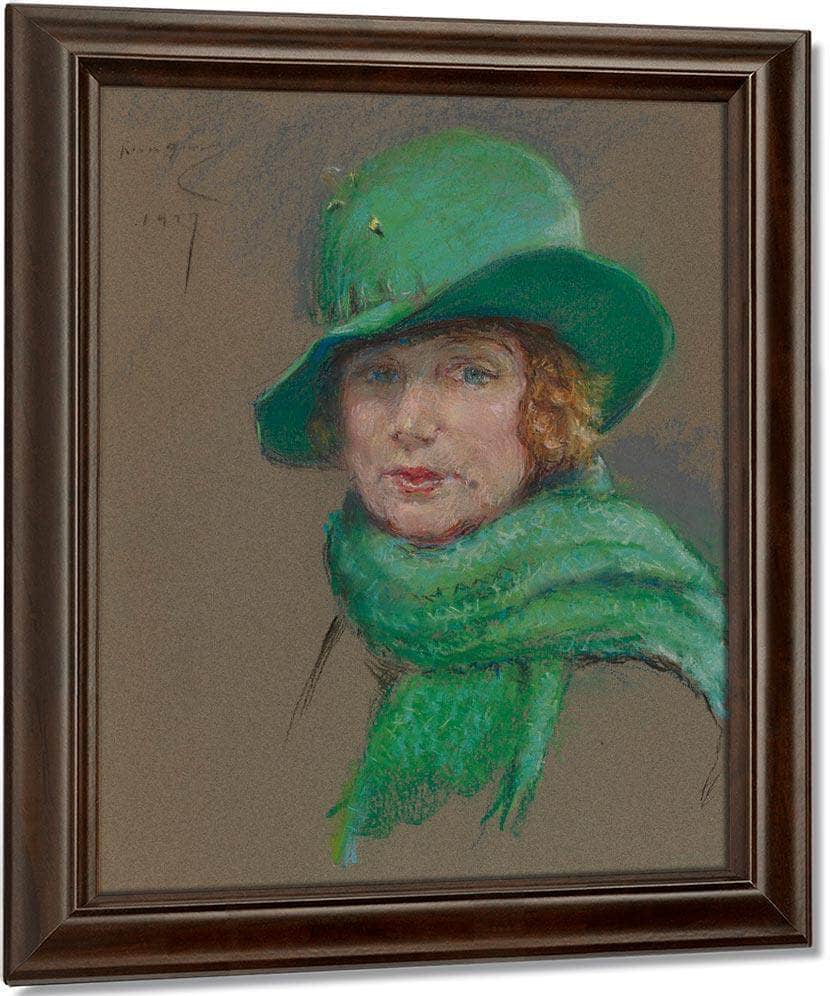 Odette Tyler Shepherd By Alice Pike Barney Fine Art Print