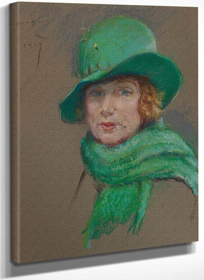 Odette Tyler Shepherd By Alice Pike Barney Fine Art Print