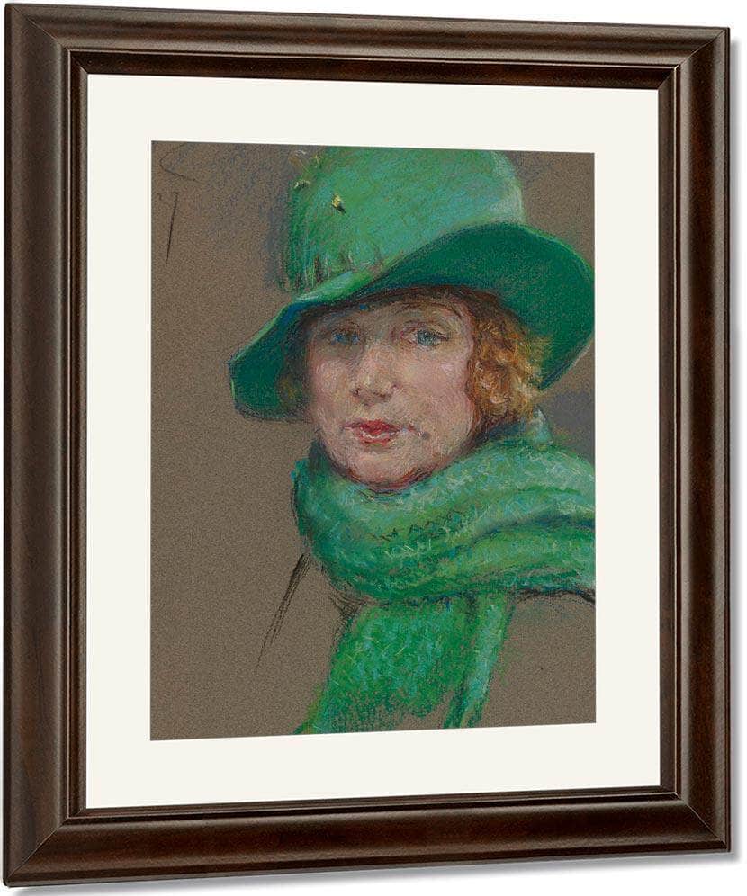 Odette Tyler Shepherd By Alice Pike Barney Fine Art Print