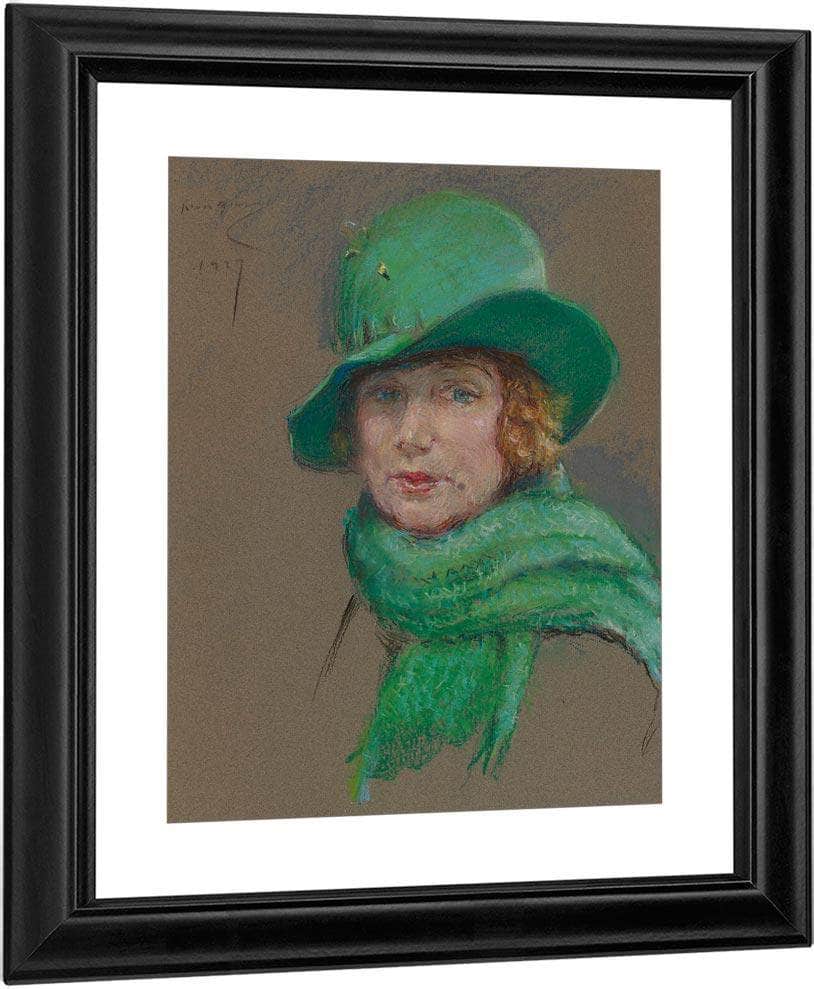 Odette Tyler Shepherd By Alice Pike Barney Fine Art Print
