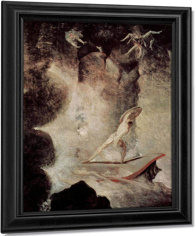 Odysseus In Front Of Scylla And Charybdis By Henry Fuseli Fine Art Print