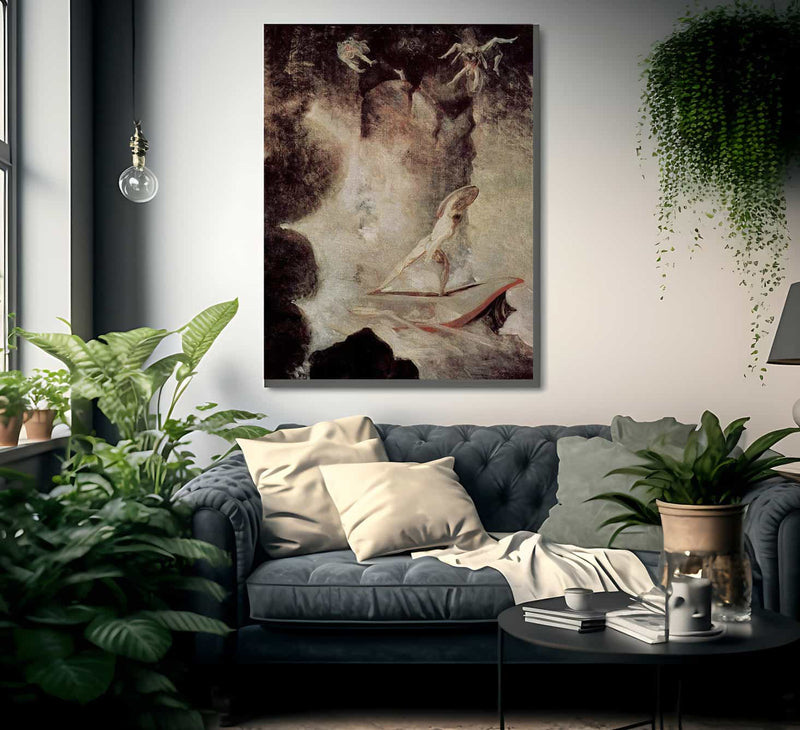 Odysseus In Front Of Scylla And Charybdis By Henry Fuseli Fine Art Print