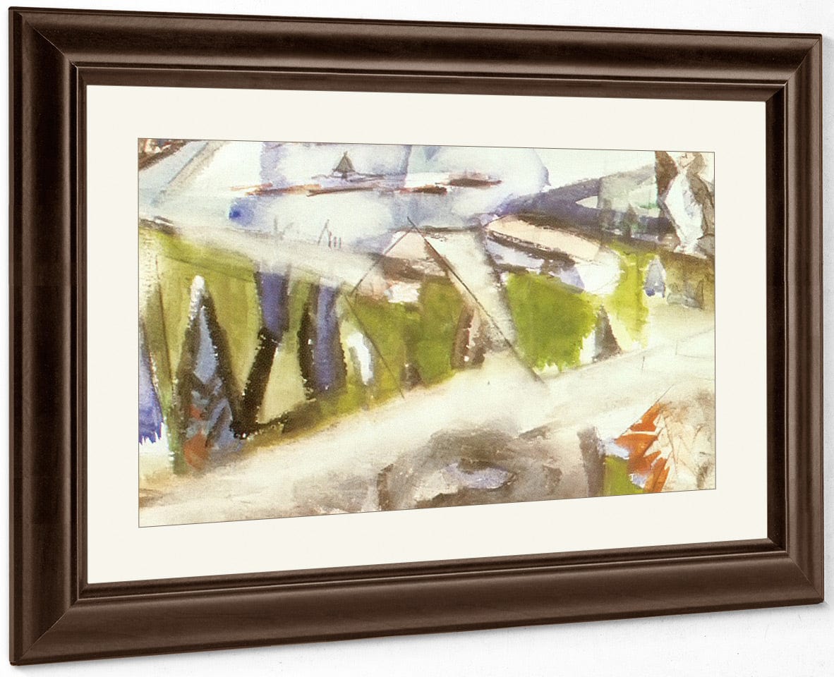 Off Deer Isle Maine By John Marin Fine Art Print