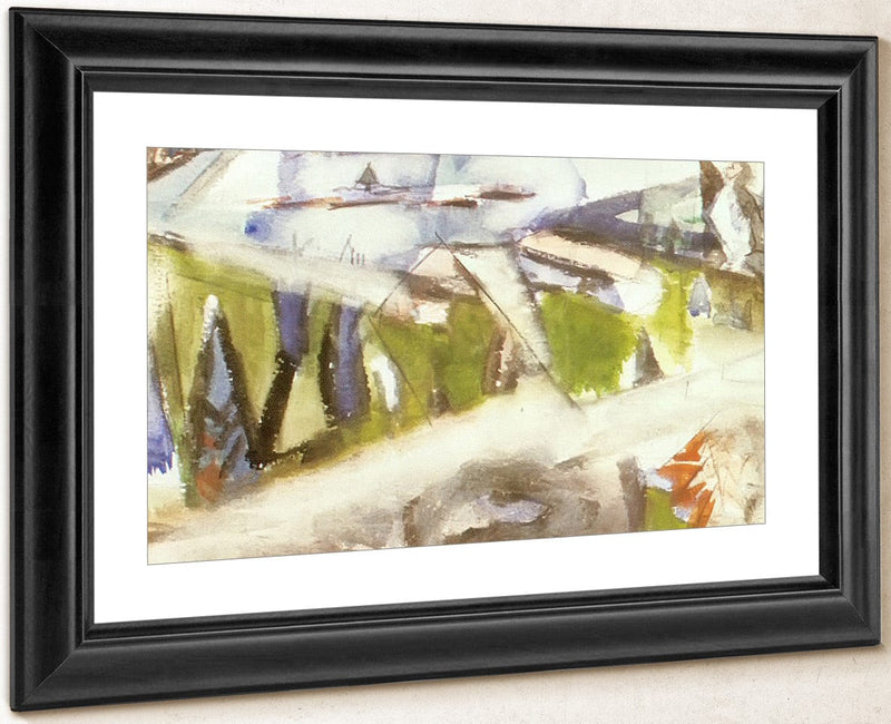 Off Deer Isle Maine By John Marin Fine Art Print