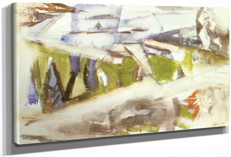 Off Deer Isle Maine By John Marin Fine Art Print