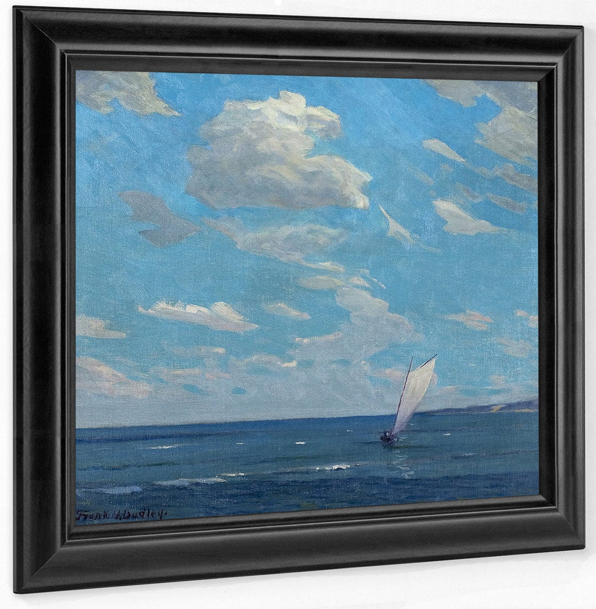 Off Duneland Shores By Frank V. Dudley Fine Art Print
