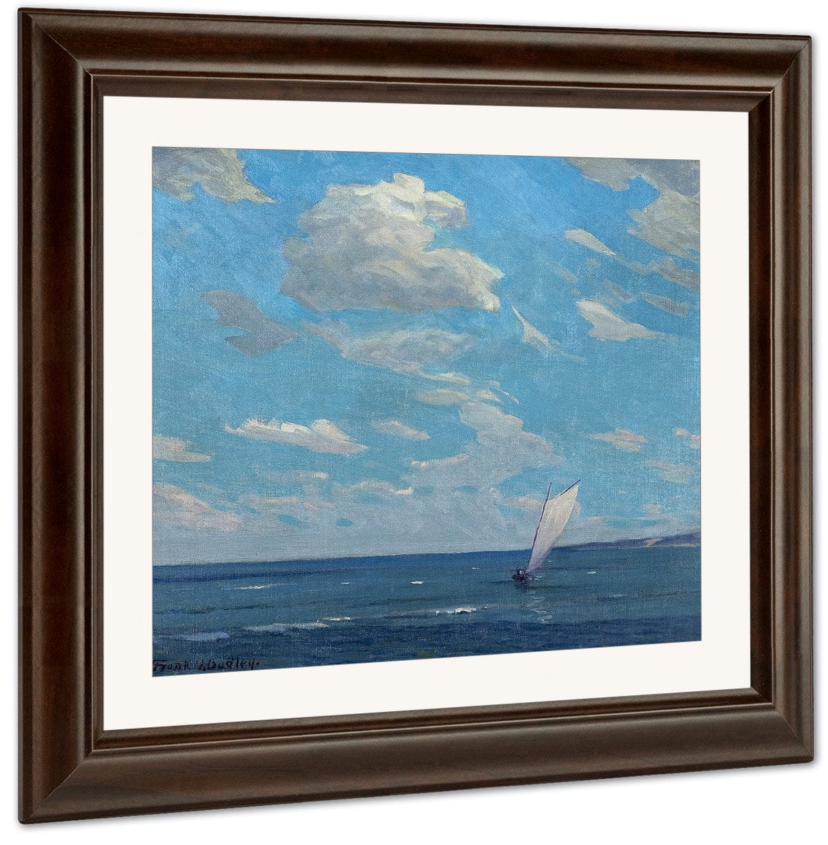 Off Duneland Shores By Frank V. Dudley Fine Art Print