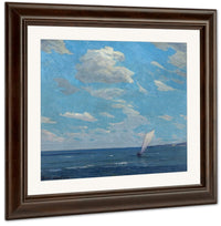 Off Duneland Shores By Frank V. Dudley Fine Art Print