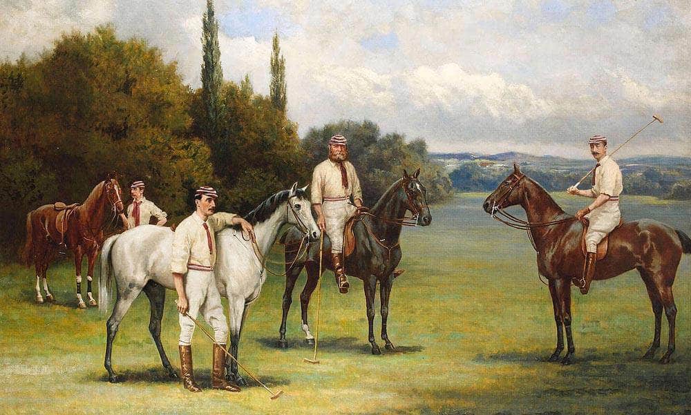 Oil On Canvas By William Henry Walker Fine Art Print