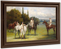 Oil On Canvas By William Henry Walker Fine Art Print